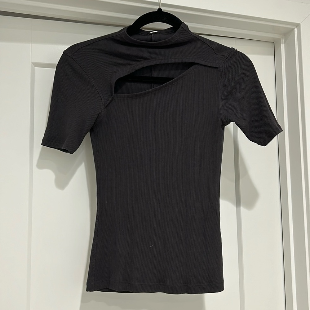 lululemon athletica Black Cutout Top